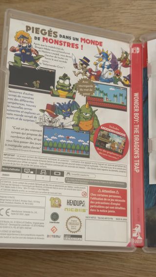 Wonder Boy: The Dragon's Trap Switch