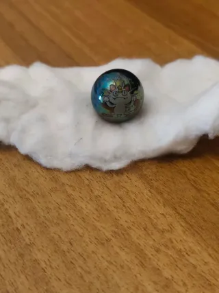 Biglia Vetro Pokemon Meowth Vintage