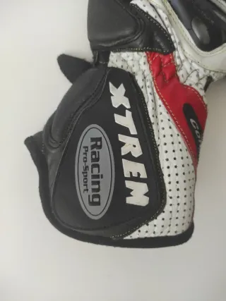 Guantes Moto XTREN Negros y Rojos