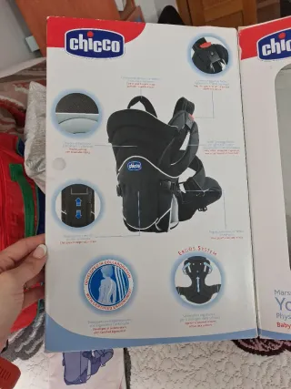 Mochila Portabebés Chicco Gris