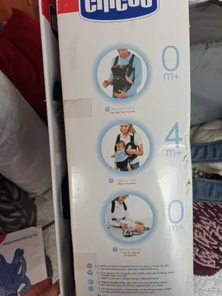 Mochila Portabebés Chicco Gris