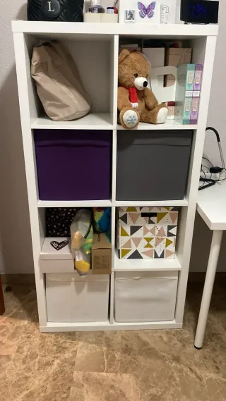 Estantería modular blanca