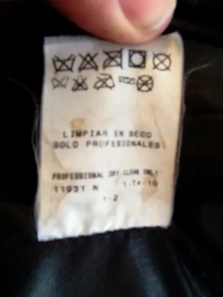 Cazadora Adolfo Domínguez Cuero Marrón Talla L