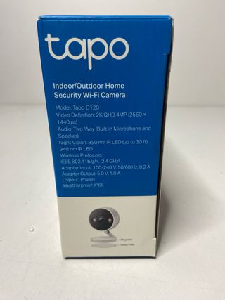 : Tapo C120 Cámara Seguridad Wi-Fi 2K QHD