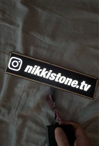 Pegatina LED Instagram