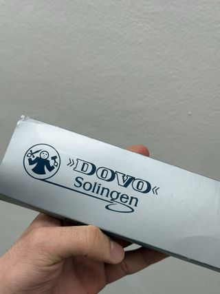 Lama barba barbiere Dovo Gentleman manico legno