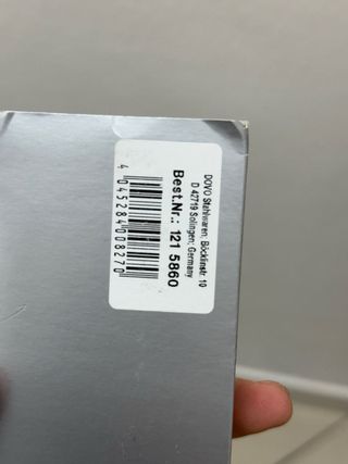 Lama barba barbiere Dovo Gentleman manico legno