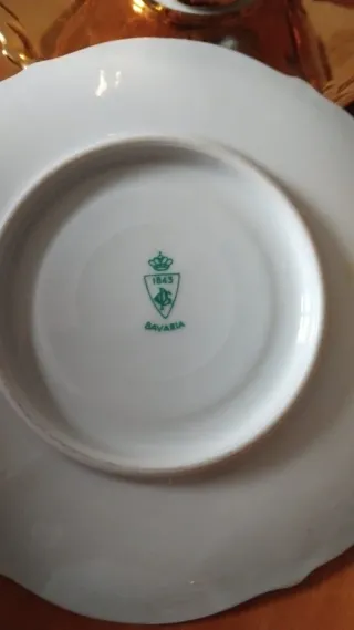 Servizio da tè Bavaria 1843 oro