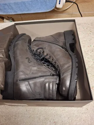 NeroGiardini Scarpe pelle Uomo Grigie Tg 45