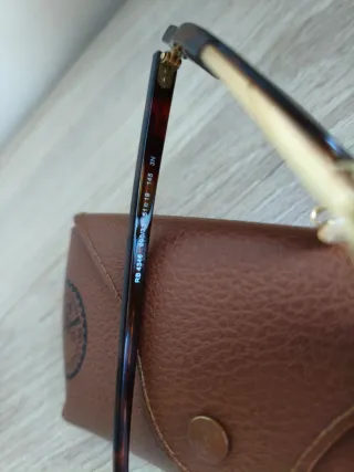 Gafas de sol Ray-Ban Clubmaster Marrones y Doradas