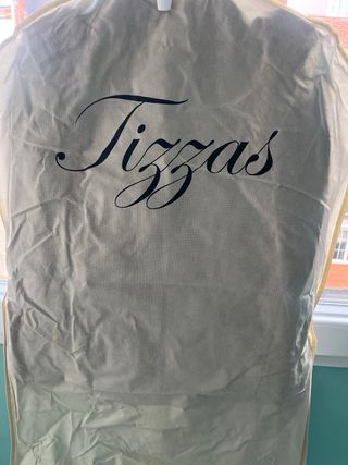 Traje comunión niño azul y dorado