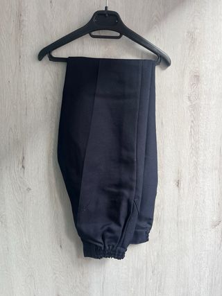 Traje comunión niño azul y dorado