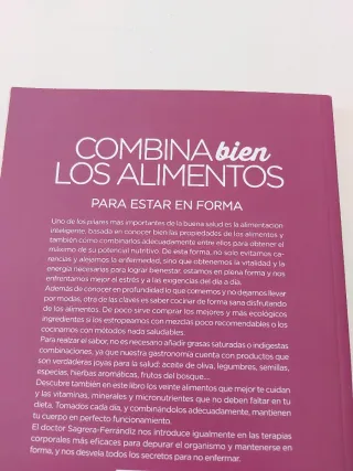 Libro "Combina bien los alimentos"