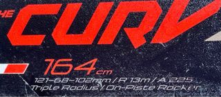 Esquís Fischer CURV XTR 164cm