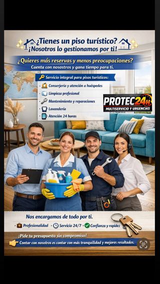 MULTISERVICIOS, mantenimiento y limpieza 24h