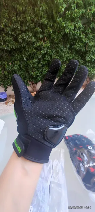 Guantes Moto Kawasaki Talla XL, L y M