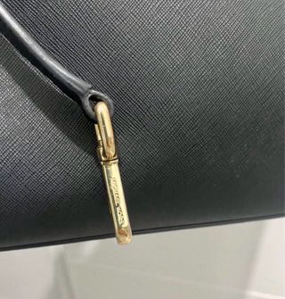 Bolso Michael Kors Negro Piel Tachuelas Doradas