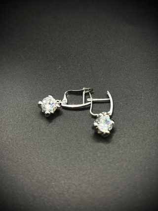 Pendientes Oro Blanco 18K 1,72gr