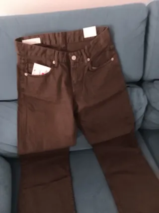 Pantalón mujer marrón