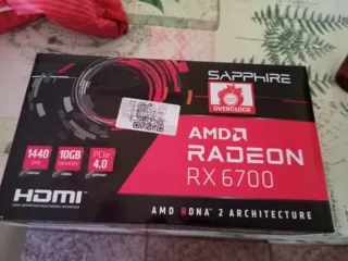 Sapphire RX 6700 10GB GDDR6 OC Tarjeta Gráfica