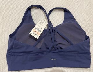 Sujetador deportivo Oysho azul