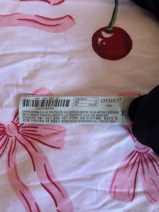 Falda pantalón deportiva Oysho negra