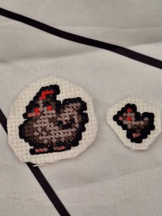 Bordado a mano en punto de cruz Stardew Valley