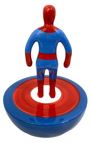 Scultura Subbuteo Spiderman Firmato Stefano Puzzo