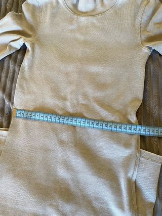 Vestido largo gris Zara