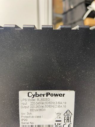 : SAI CyberPower BU650EG Interactivo