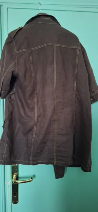 Giacca Sahariana Lino Marrone