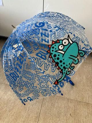 Lote 3 Paraguas Infantiles Transparentes