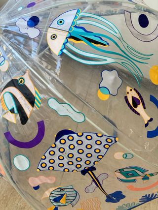 Lote 3 Paraguas Infantiles Transparentes