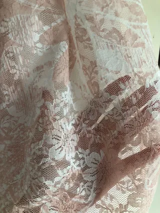 Abito skater pizzo stampa floreale