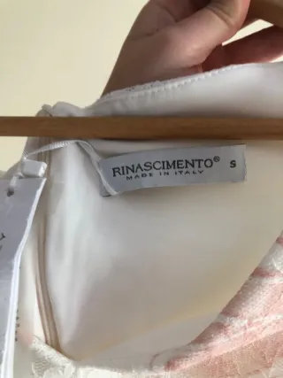 Abito skater pizzo stampa floreale