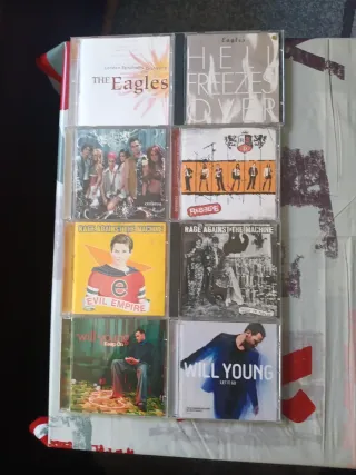 Lote 8 CDs: Eagles, RBD, Rage Against The Machine