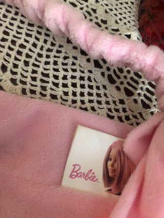 set fascia capelli Barbie e portachiavi Hello K,