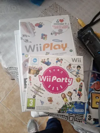 Consola Nintendo Wii Blanca + accesorios+ juegos