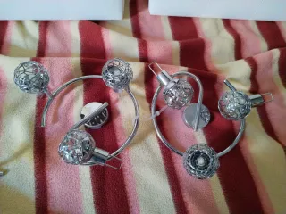 Juego 2 Lámparas Techo Modernas