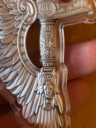 Espada de Plata Pura 2.5oz