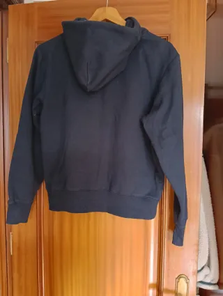 Sudadera Element Azul con Raya Blanca