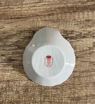 Piattino in porcellana di limoges decorato