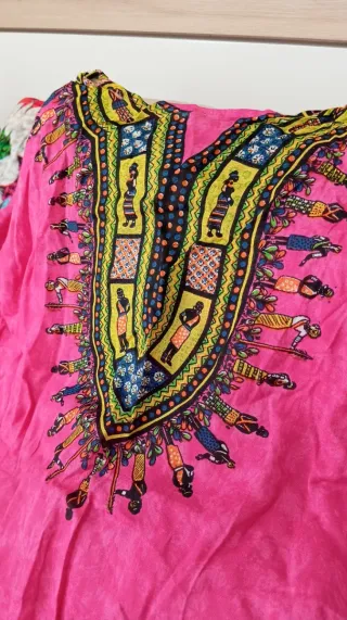 Túnica Dashiki Estampada Talla L