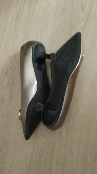 Zapatos Pedro Miralles Bronce Mujer Sin Usar