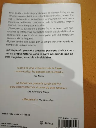 Libro El legado de los espías John le Carré