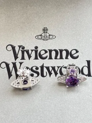 Pendientes Vivienne Westwood Morados