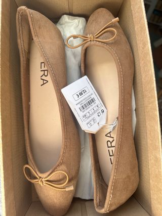 Bailarinas Sfera Beige Talla 38.5