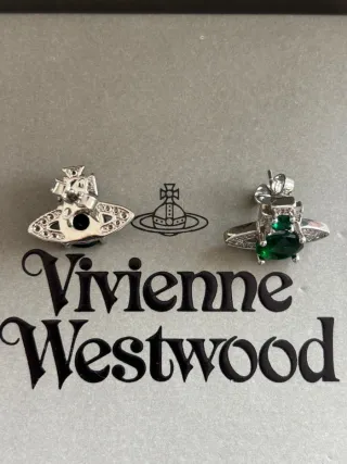 Pendientes Vivienne Westwood Orb Plata