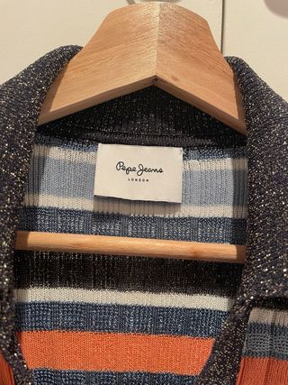 Jersey Pepe Jeans rayas brillante talla S (grande)