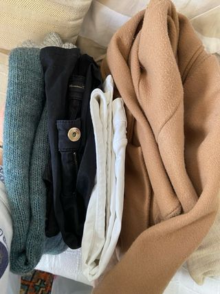 Pantalones Massimo Dutti Negros y Blancos bolsa